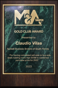 M&A Source Gold Club Award